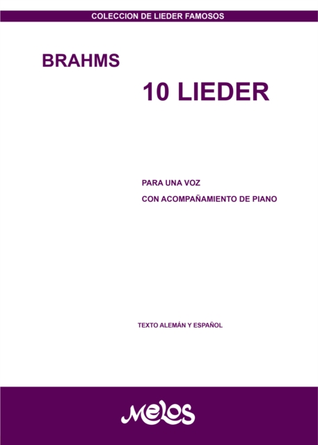 Brahms. 10 Lieder