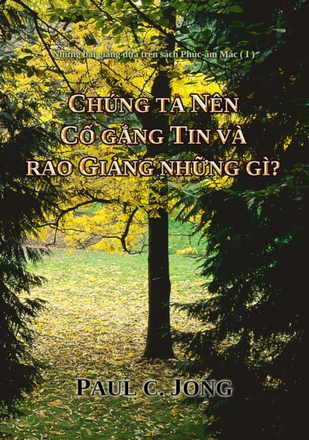 Nhung bai giang dua tren sach Phuc-am Mac (I) - Chung ta nen co gang tin va rao giang nhung gi?