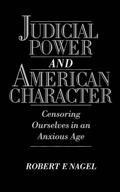 Judicial Power and American Character