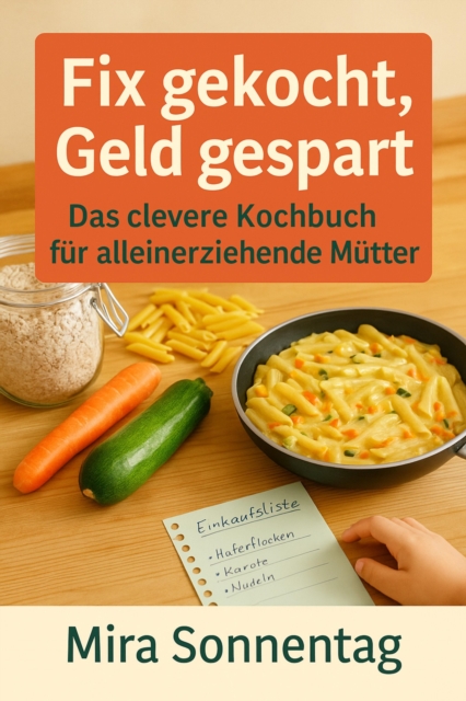&quote;Fix gekocht, Geld gespart: Das clevere Kochbuch fur alleinerziehende Mutter&quote;  Schnelle, gunstige und kindgerechte Rezepte fur stressfreie Mahlzeiten im Alltag.
