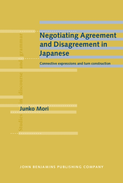 Negotiating Agreement and Disagreement in Japanese