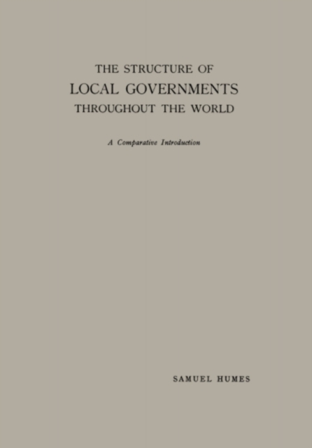 Structure of Local Governments Throughout the World