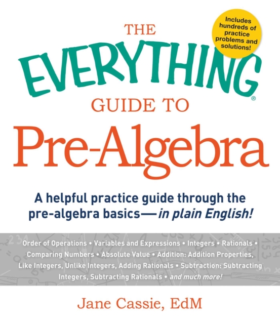 Everything Guide to Pre-Algebra