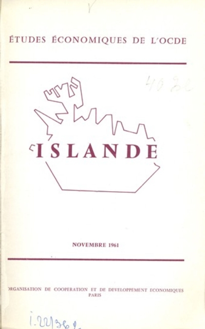 Etudes economiques de l'OCDE : Islande 1961