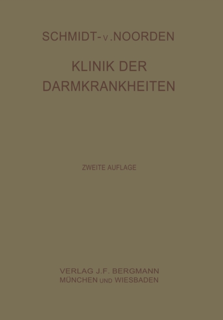 Klinik der Darmkrankheiten