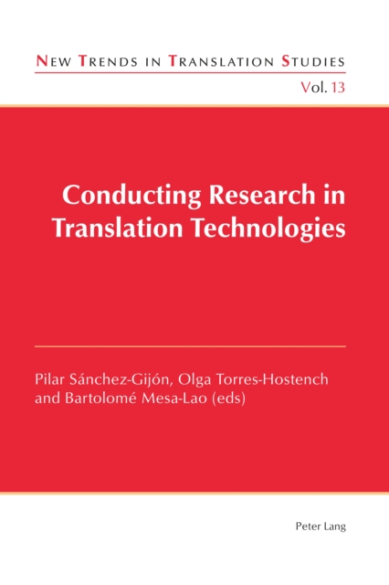 Conducting Research in Translation Technologies