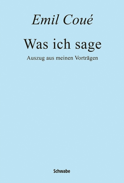 Was ich sage