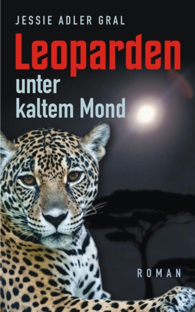 Leoparden unter kaltem Mond
