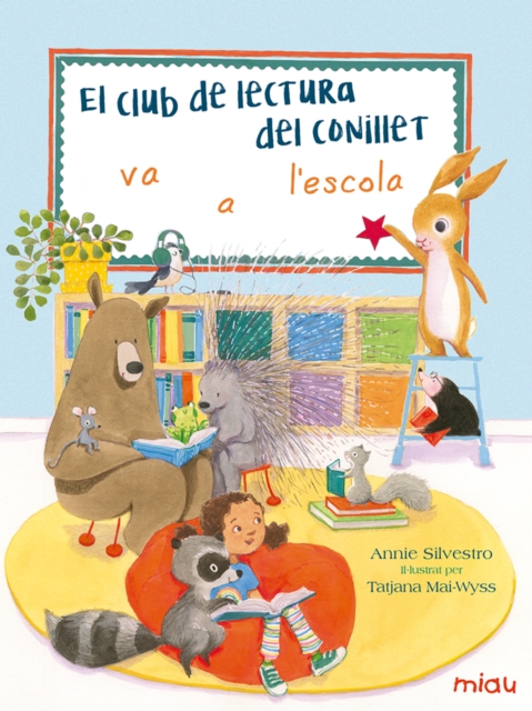 El club de lectura del conillet va a l'escola
