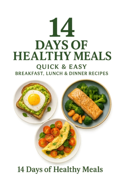 14 Days of Healthy Meals: Quick & Easy Breakfast, Lunch & Dinner Recipes