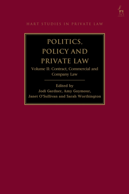 Politics, Policy and Private Law