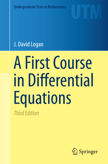 First Course in Differential Equations