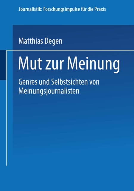 Mut zur Meinung