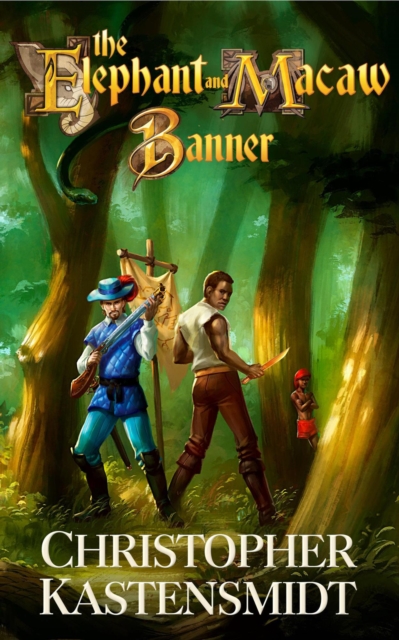 Elephant and Macaw Banner