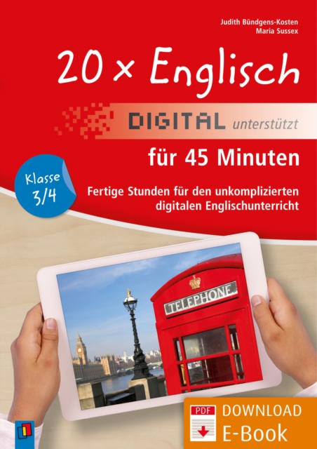 20 x Englisch digital unterstutzt fur 45 Minuten - Klasse 3/4