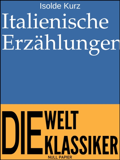 Italienische Erzählungen