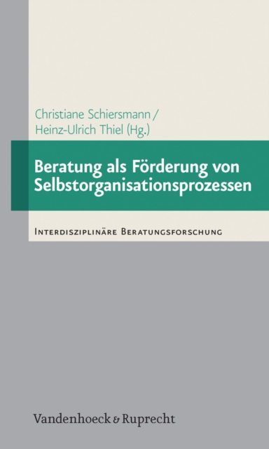 Beratung als Förderung von Selbstorganisationsprozessen
