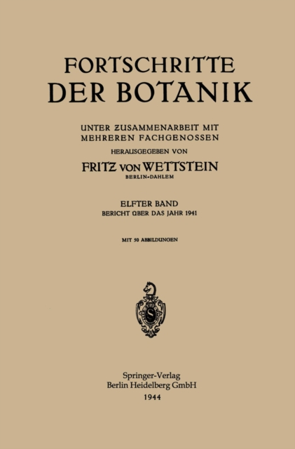 Fortschritte der Botanik
