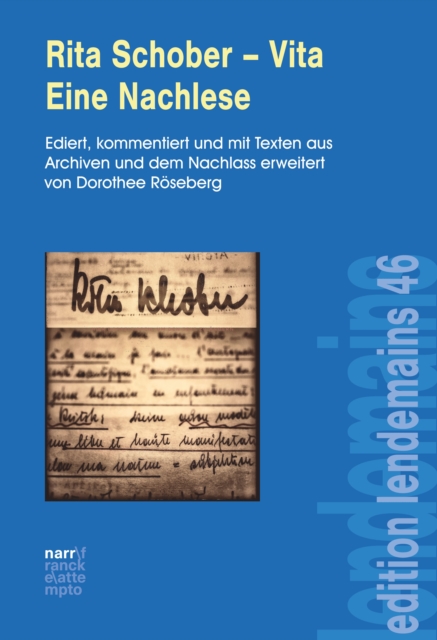 Rita Schober - Vita. Eine Nachlese