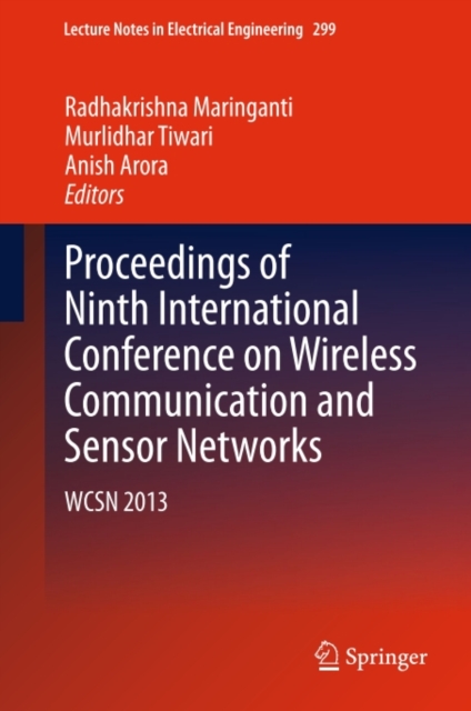 Proceedings of Ninth International Conference on Wireless Communication and Sensor Networks