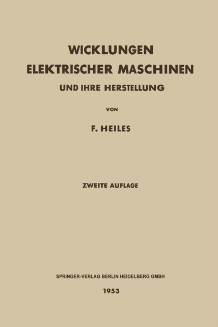 Wicklungen Elektrischer Maschinen