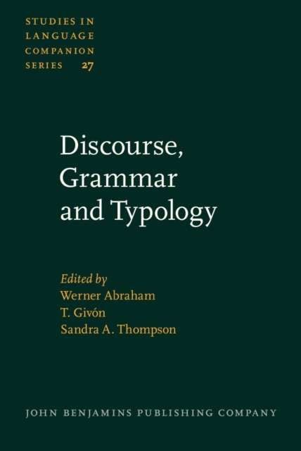 Discourse, Grammar and Typology
