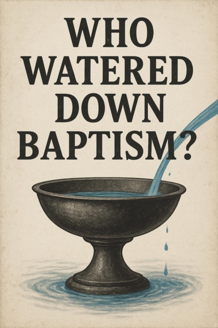 Who Watered Down Baptism?
