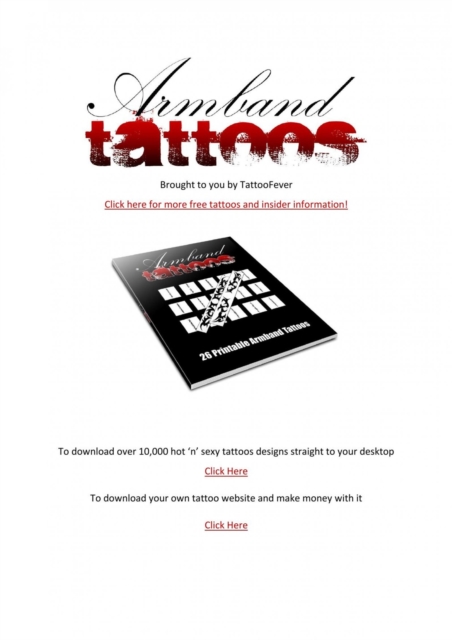 Tribal Armband Design Tattoos. 26 Armband Tattoos.