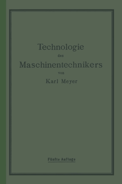 Die Technologie des Maschinentechnikers