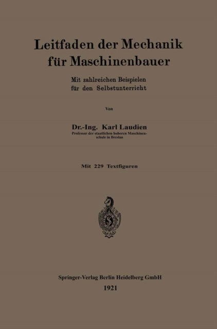 Leitfaden der Mechanik für Maschinenbauer