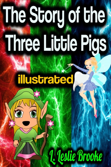 Story of the Three Little Pigs illustrated