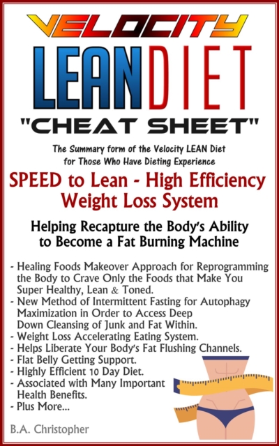 Velocity LEAN Diet - Cheat Sheet Action Plan Edition