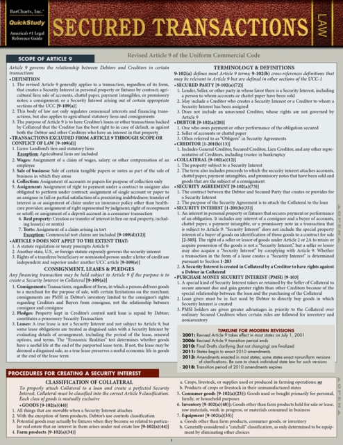 Secured Transactions