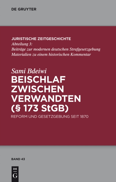 Beischlaf zwischen Verwandten (§ 173 StGB)