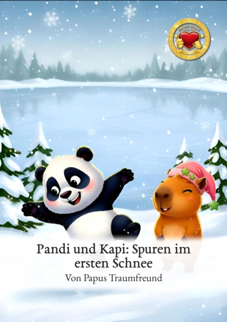 Pandi und Kapi: Spuren im ersten Schnee