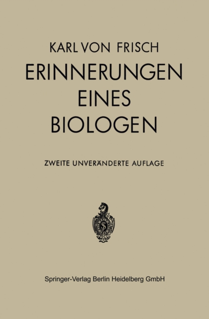 Erinnerungen eines Biologen