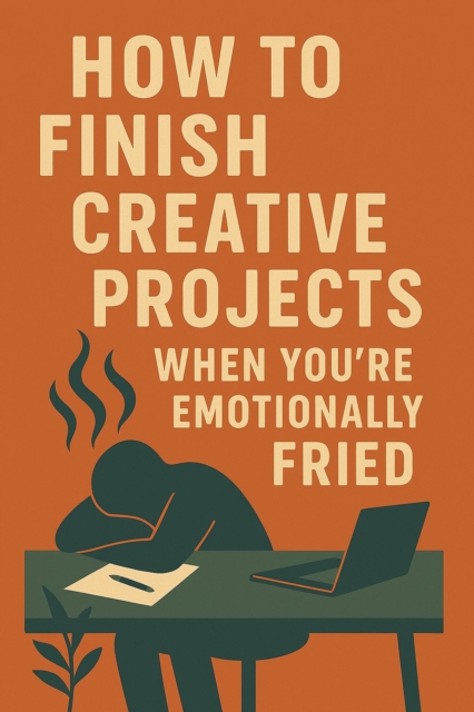 How to Finish Creative Projects When You're Emotionally Fried