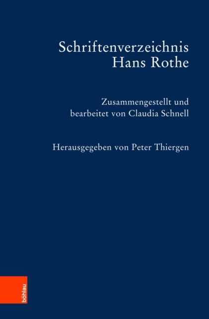 Schriftenverzeichnis Hans Rothe