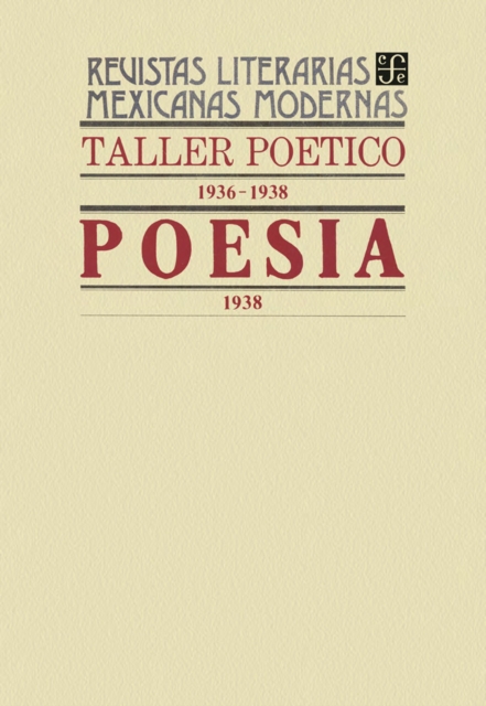 Taller poetico, 1936-1938. Poesia, 1938