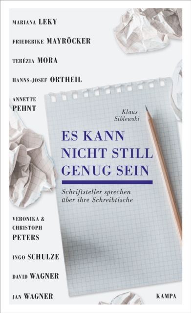 Es kann nicht still genug sein