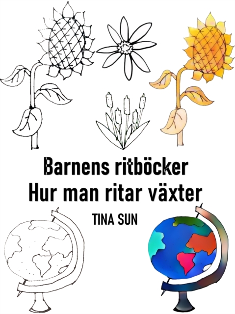 Barnens ritböcker: Hur man ritar växter