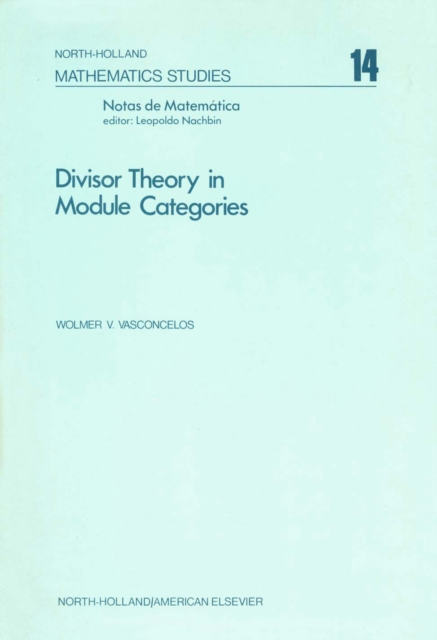 Divisor Theory in Module Categories