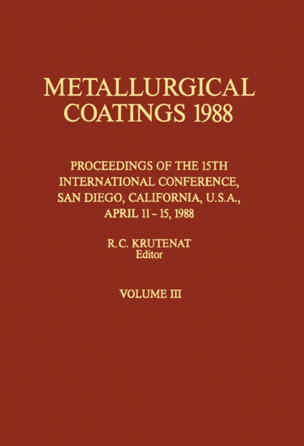Metallurgical Coatings 1988