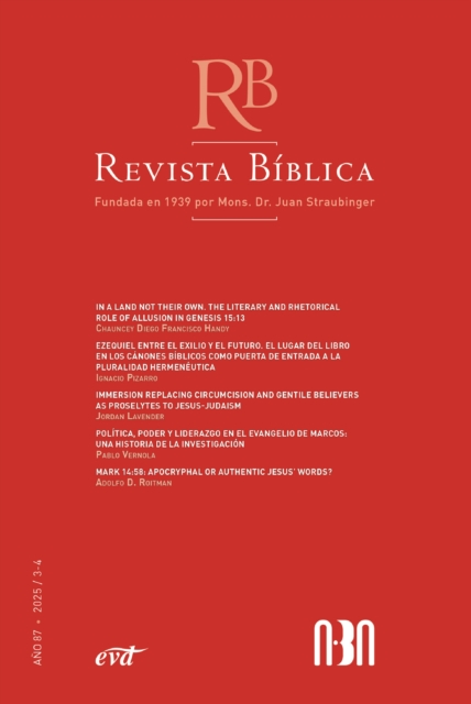 Revista Biblica 2025/3-4 - Ano 87