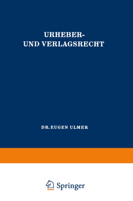 Urheber- und Verlagsrecht