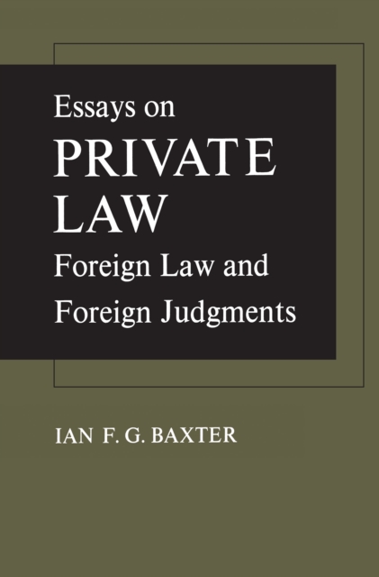 Essays on Private Law