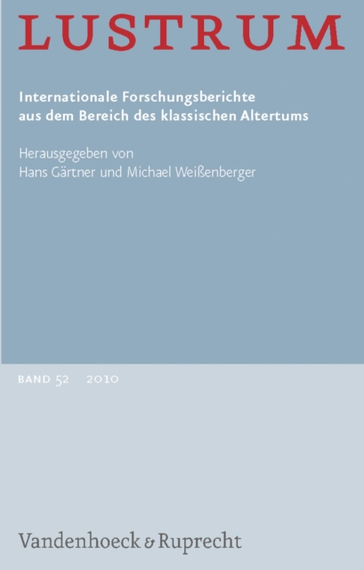 Lustrum Band 52 – 2010