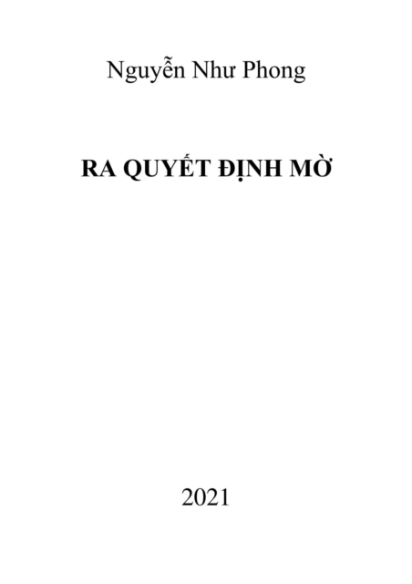 Ra quyet dinh mo