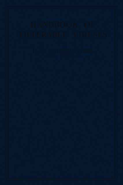 Handbook of Filterable Viruses