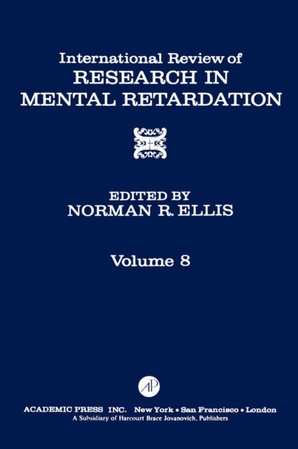 International Review of Research in Mental Retardation